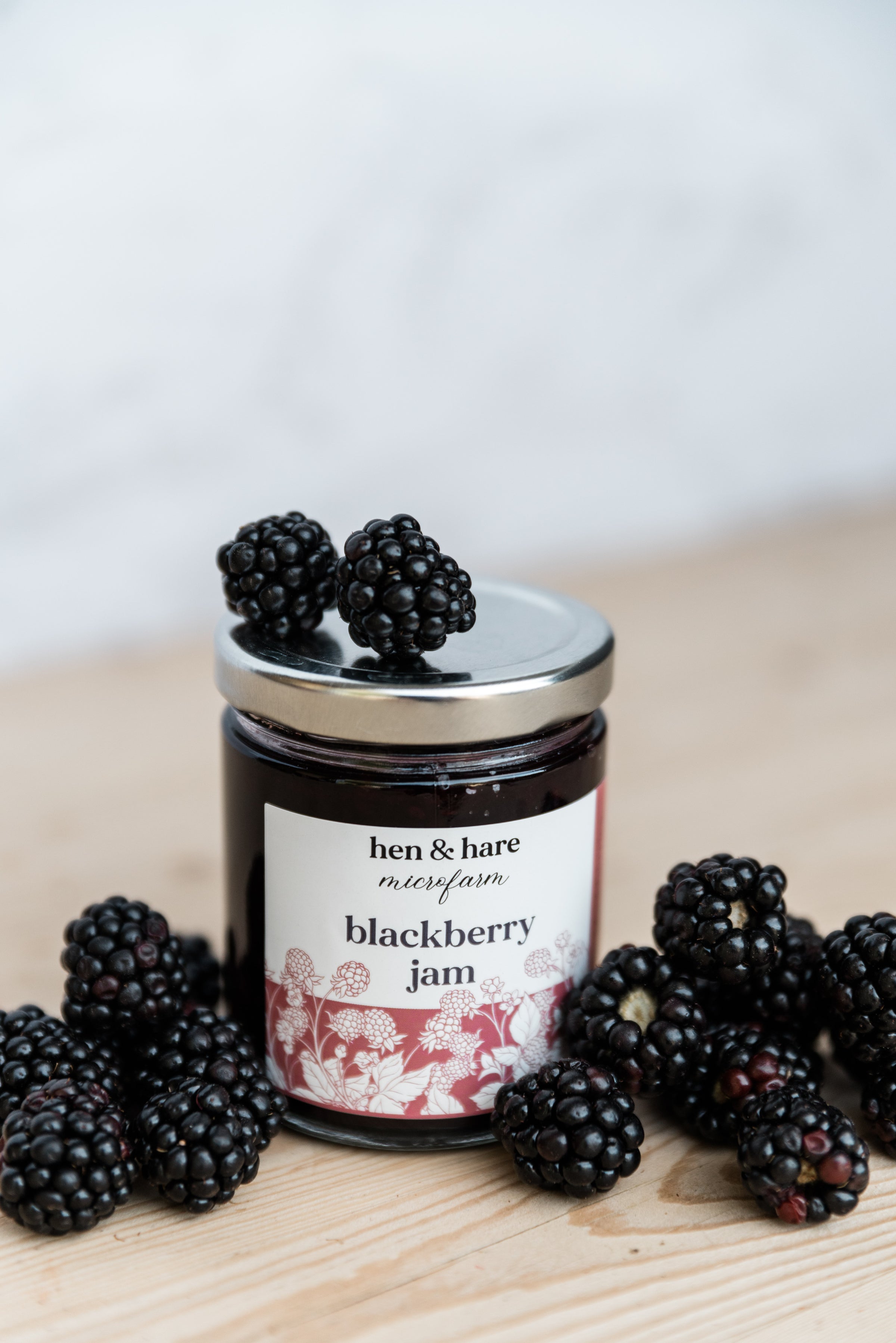 blackberry jam | Hen & Hare Microfarm with Apis